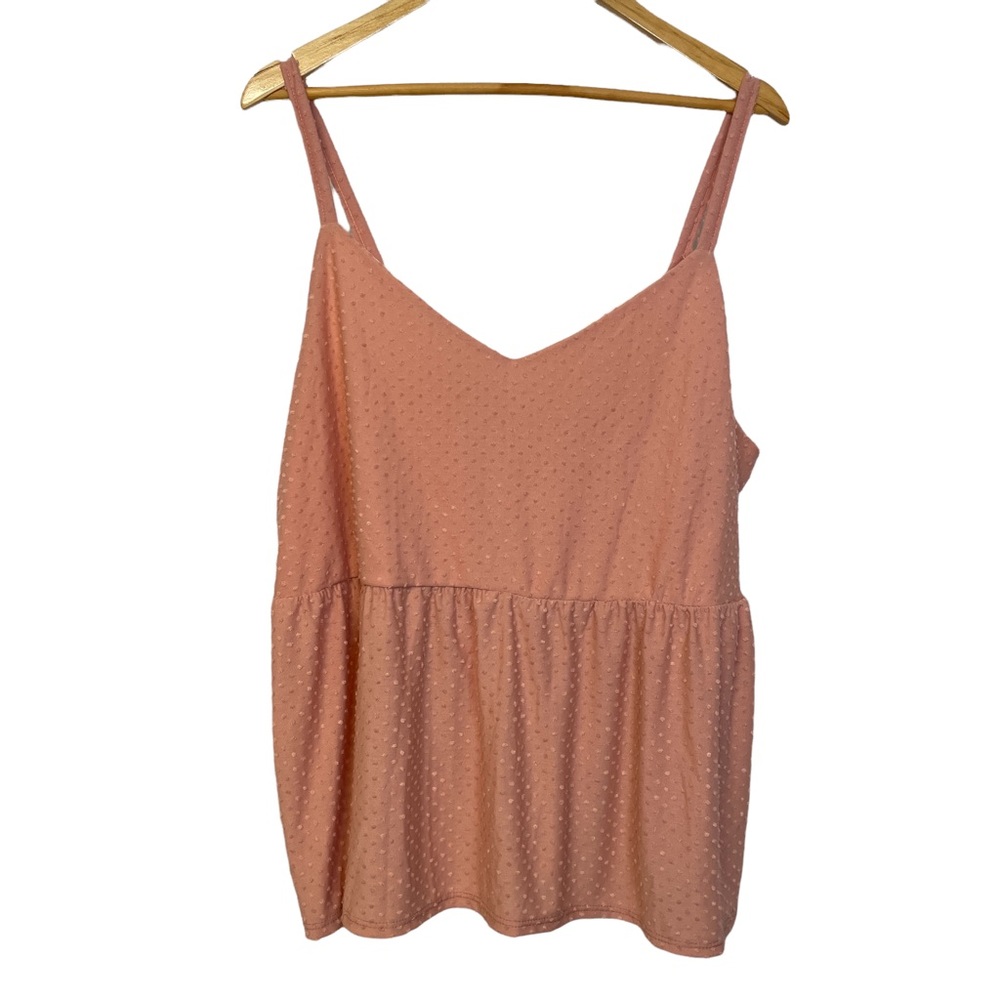 Urban Rose Textured Polka Dot Tank